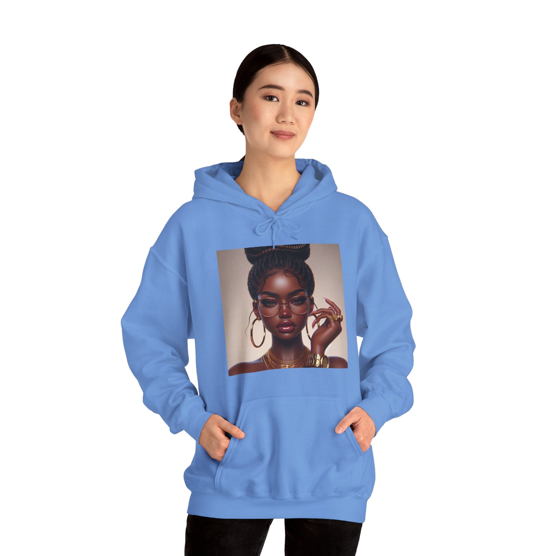 Chocolate Gold Hoodie Hoodie Printify   