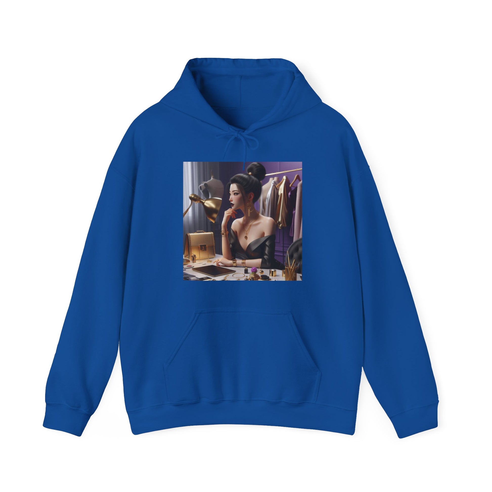 Fashion and Beauty Hoodie Hoodie Printify Royal S 