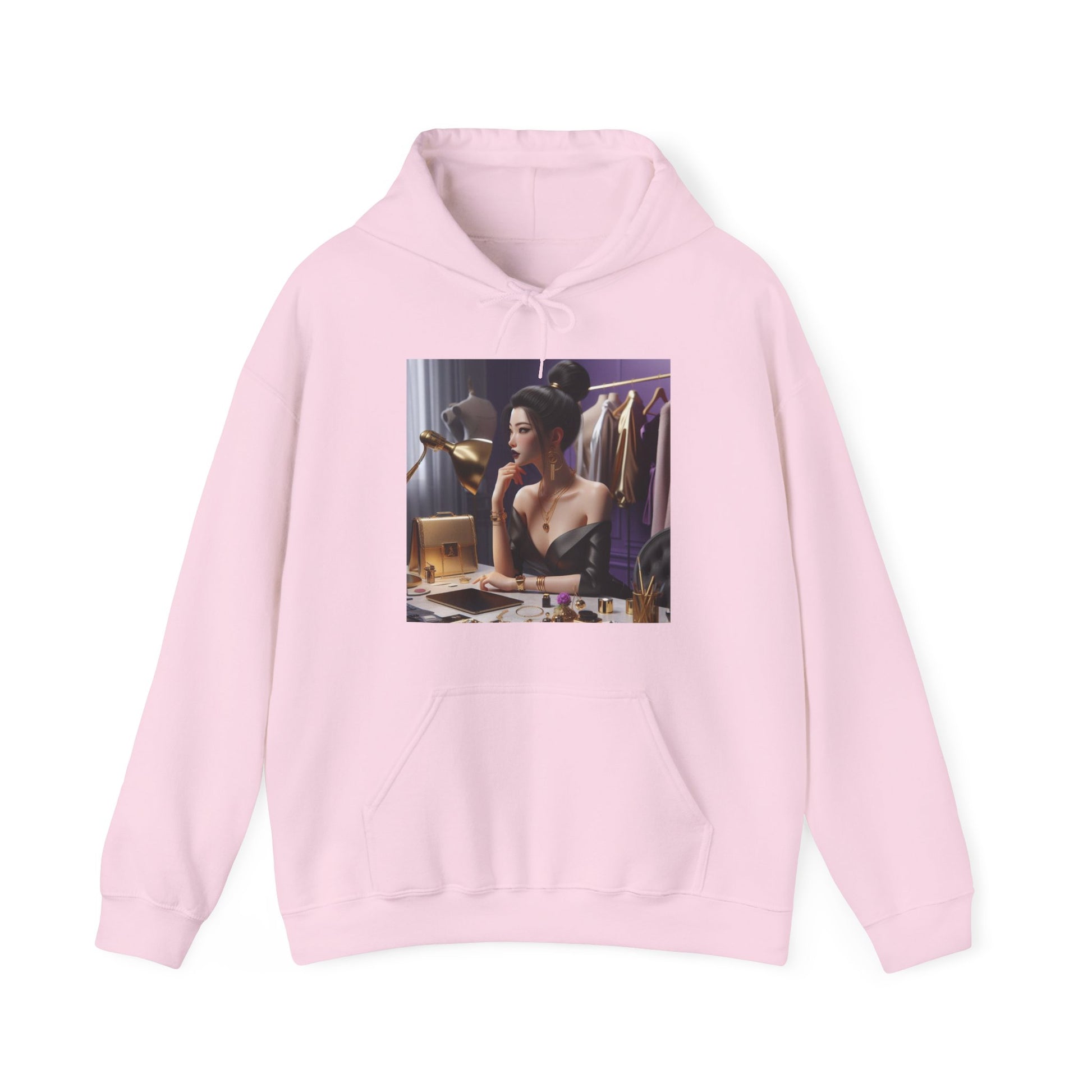 Fashion and Beauty Hoodie Hoodie Printify Light Pink S 