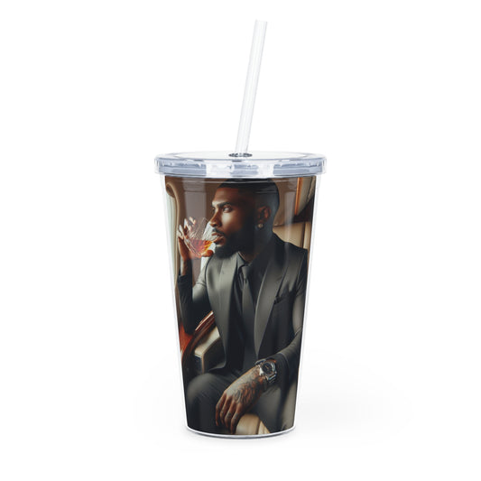 Private Business Tumbler with Straw Mug Printify 20oz Transparent 
