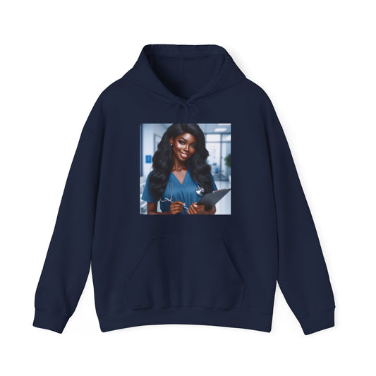 Your Favorite Nurse Hoodie Hoodie Printify Navy S 