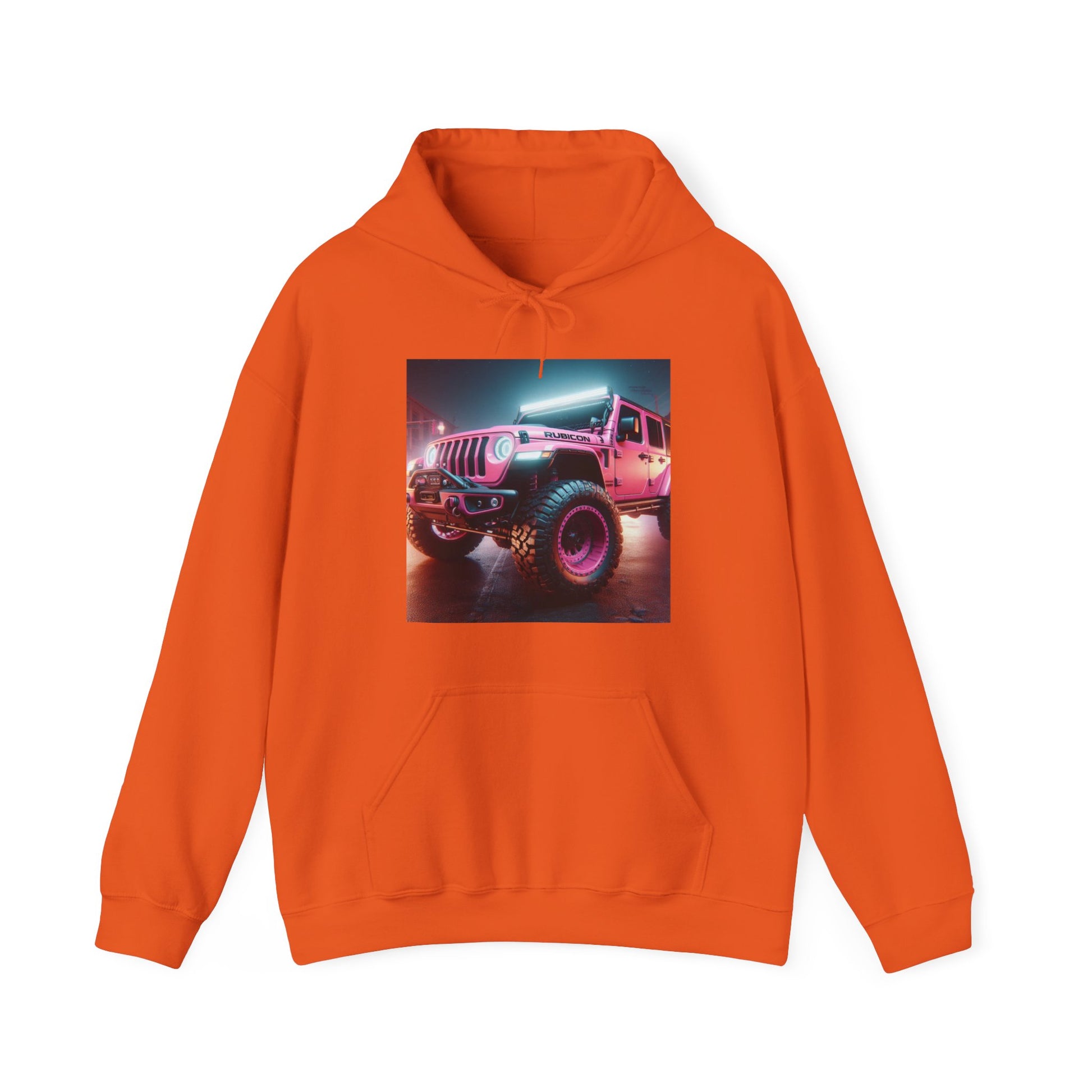 Pink Rubicon Hoodie Hoodie Printify Orange S 