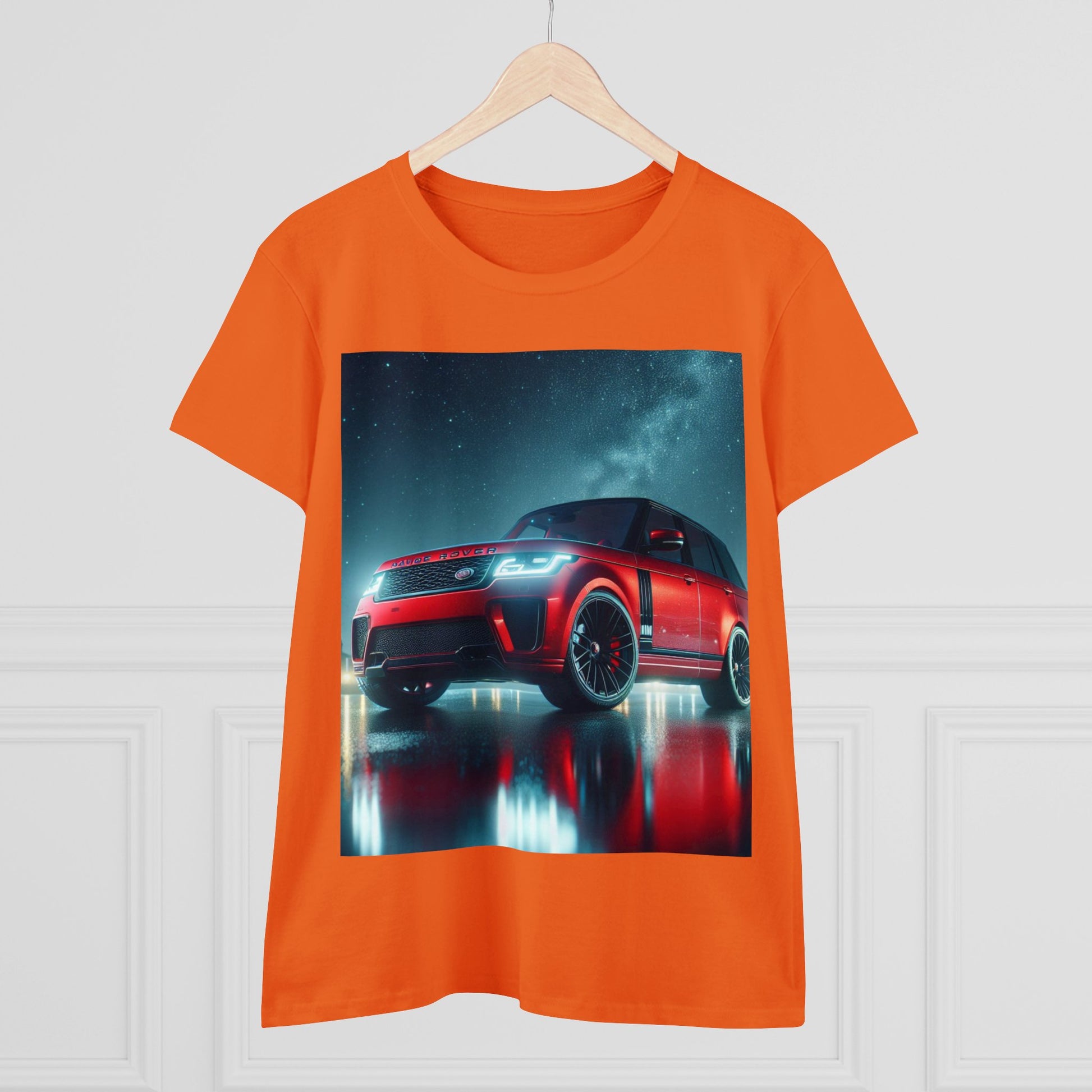 Red Range Rover T-Shirt T-Shirt Printify   