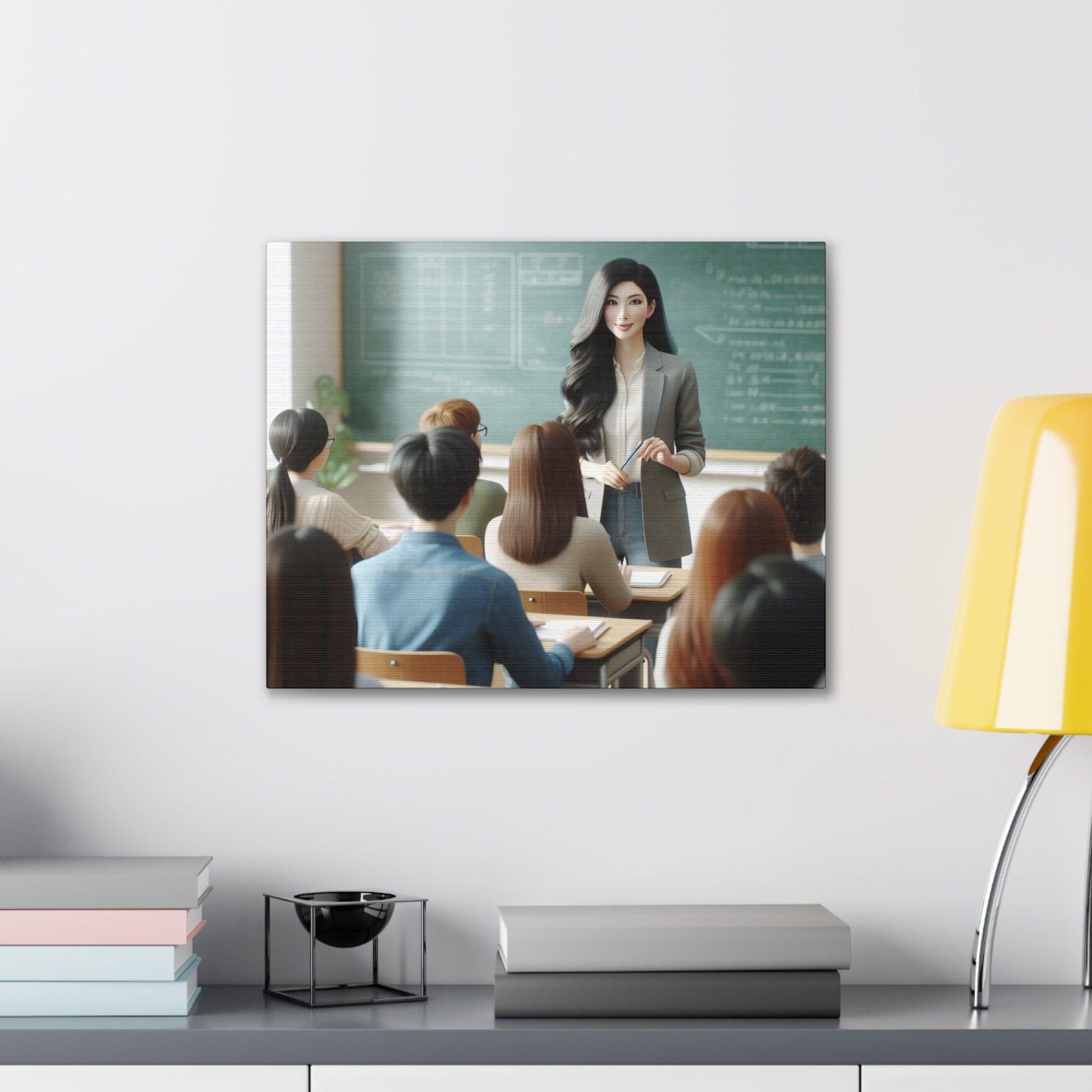 Class in Session Canvas Canvas Printify 20″ x 16″ (Horizontal) 0.75'' 