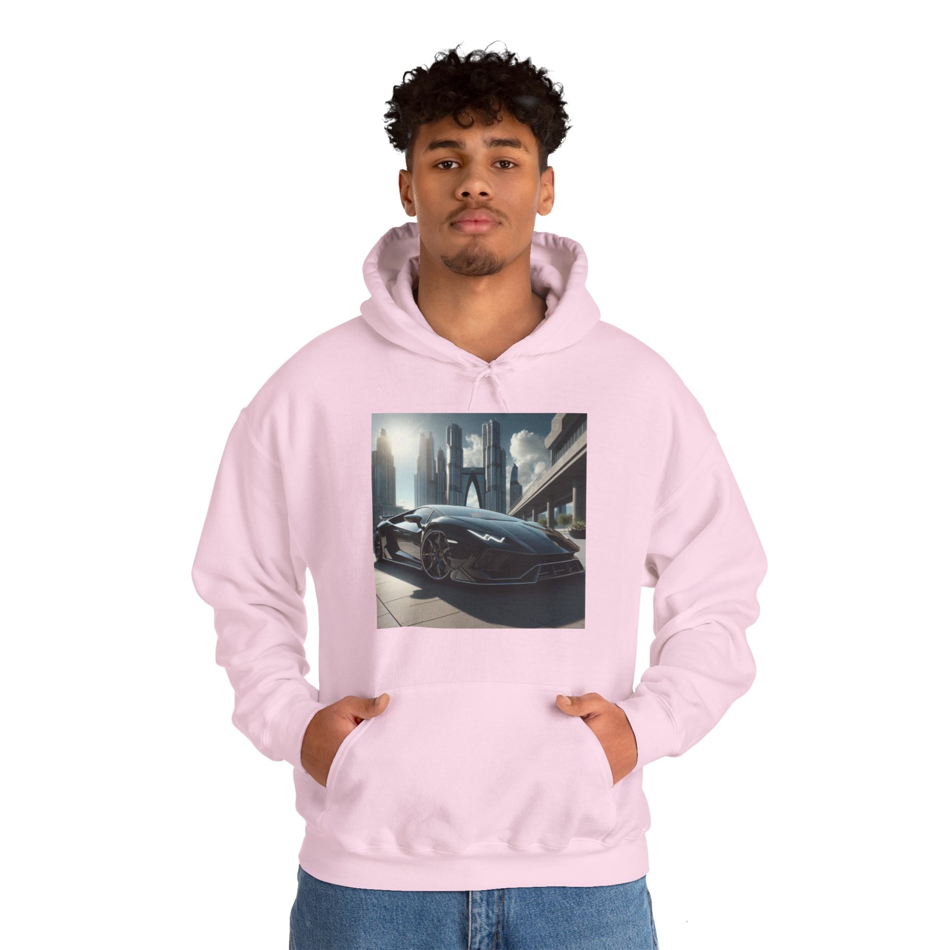 Black Lamborghini Hoodie Hoodie Printify   