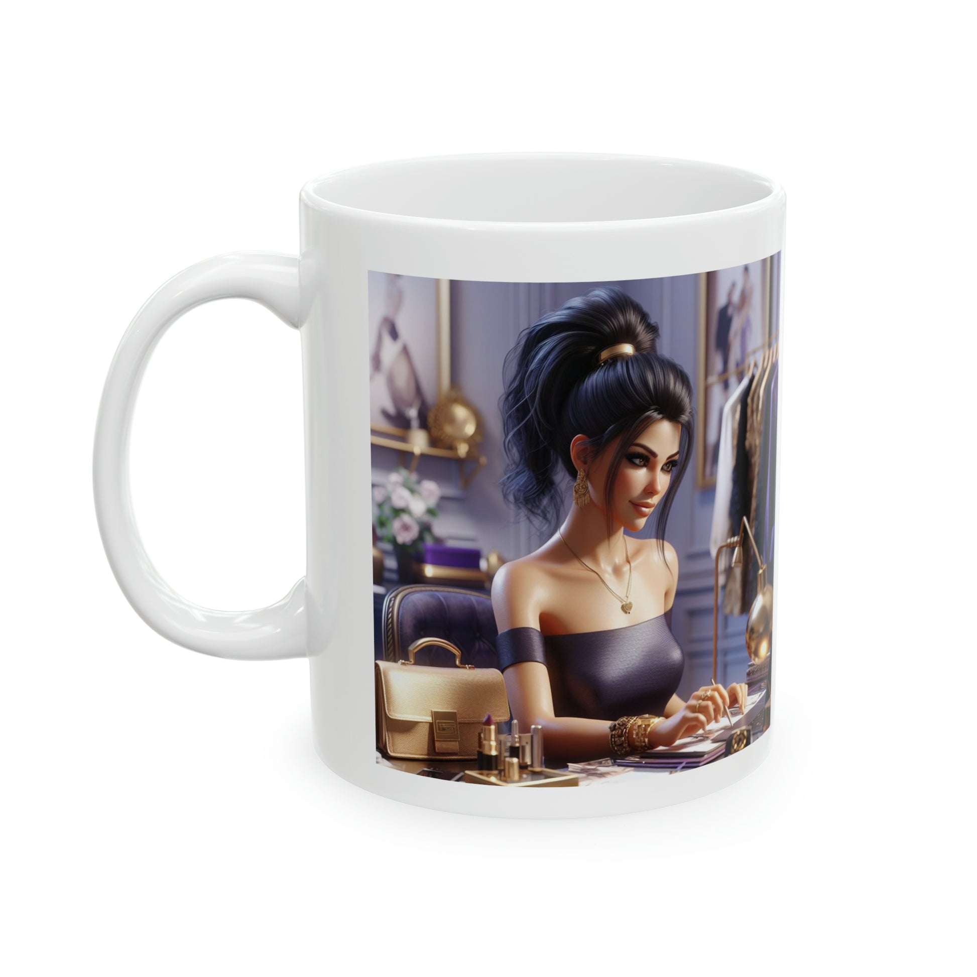 Fashion and Beauty Mug Mug Printify 11oz  