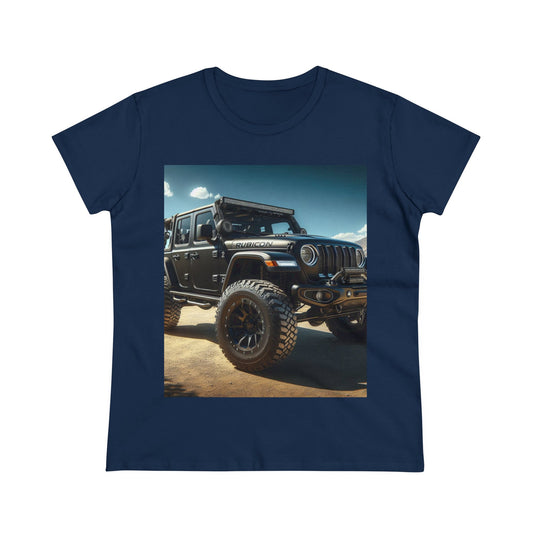 Black Rubicon T-Shirt T-Shirt Printify Navy S 