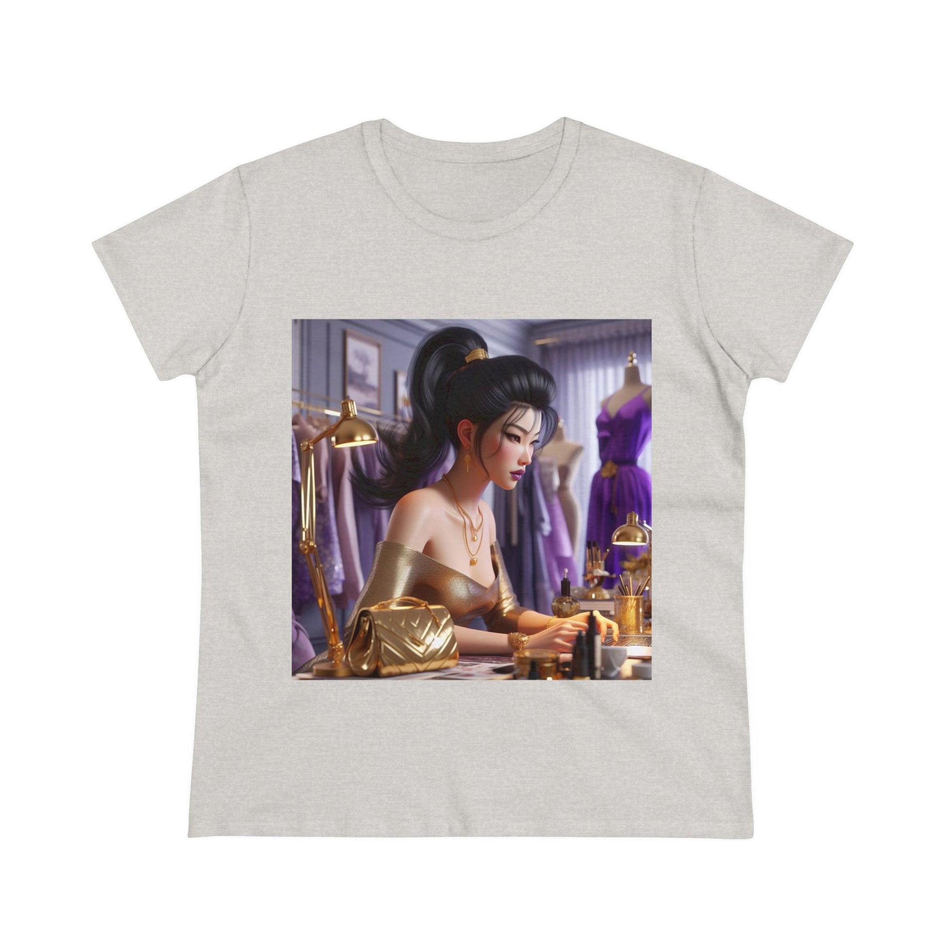 Fashion and Beauty T-Shirt T-Shirt Printify Ash S 