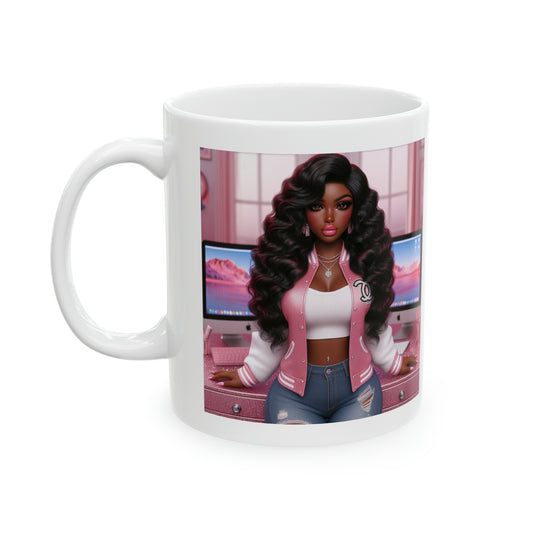Pink Everything Mug Mug Printify 11oz  