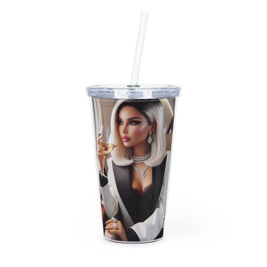 Private Business Tumbler with Straw Mug Printify 20oz Transparent 