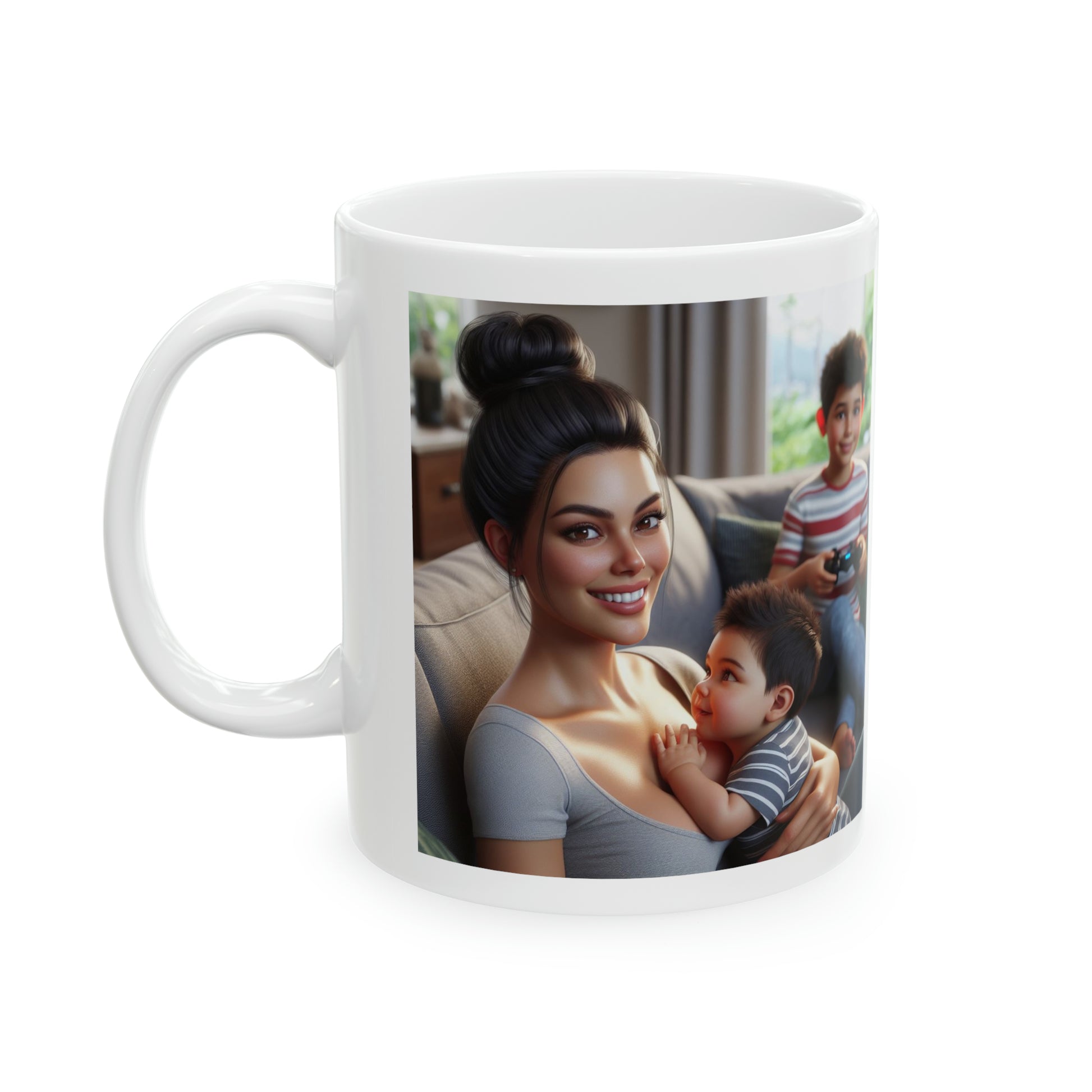 Family Time Mug Mug Printify 11oz  