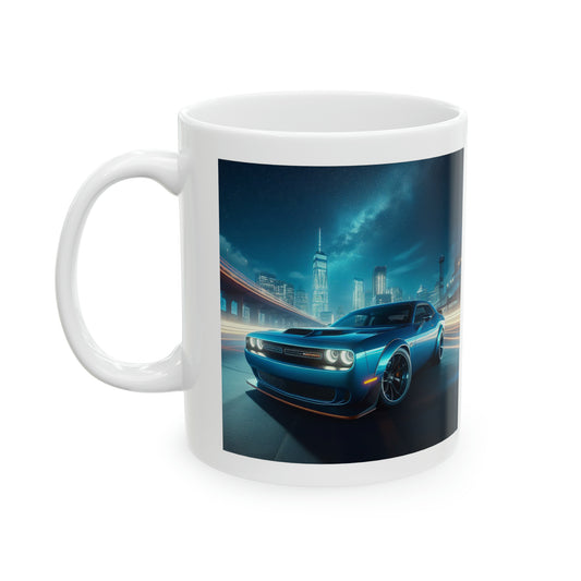 Blue Challenger Mug Mug Printify 11oz  