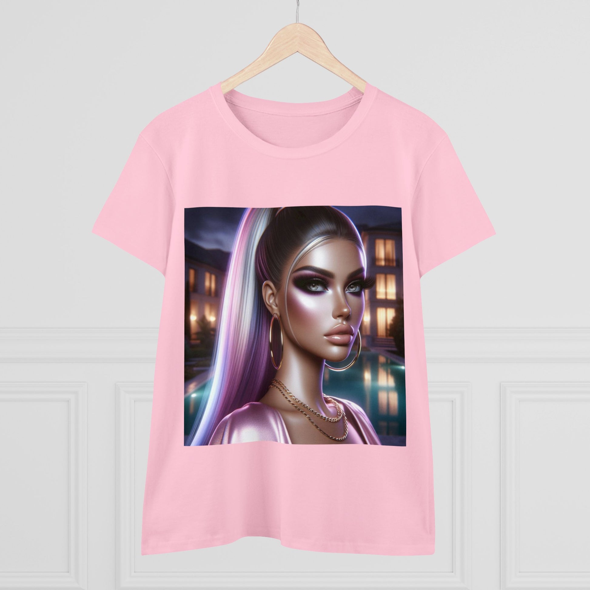 Pink at Night T-Shirt T-Shirt Printify   