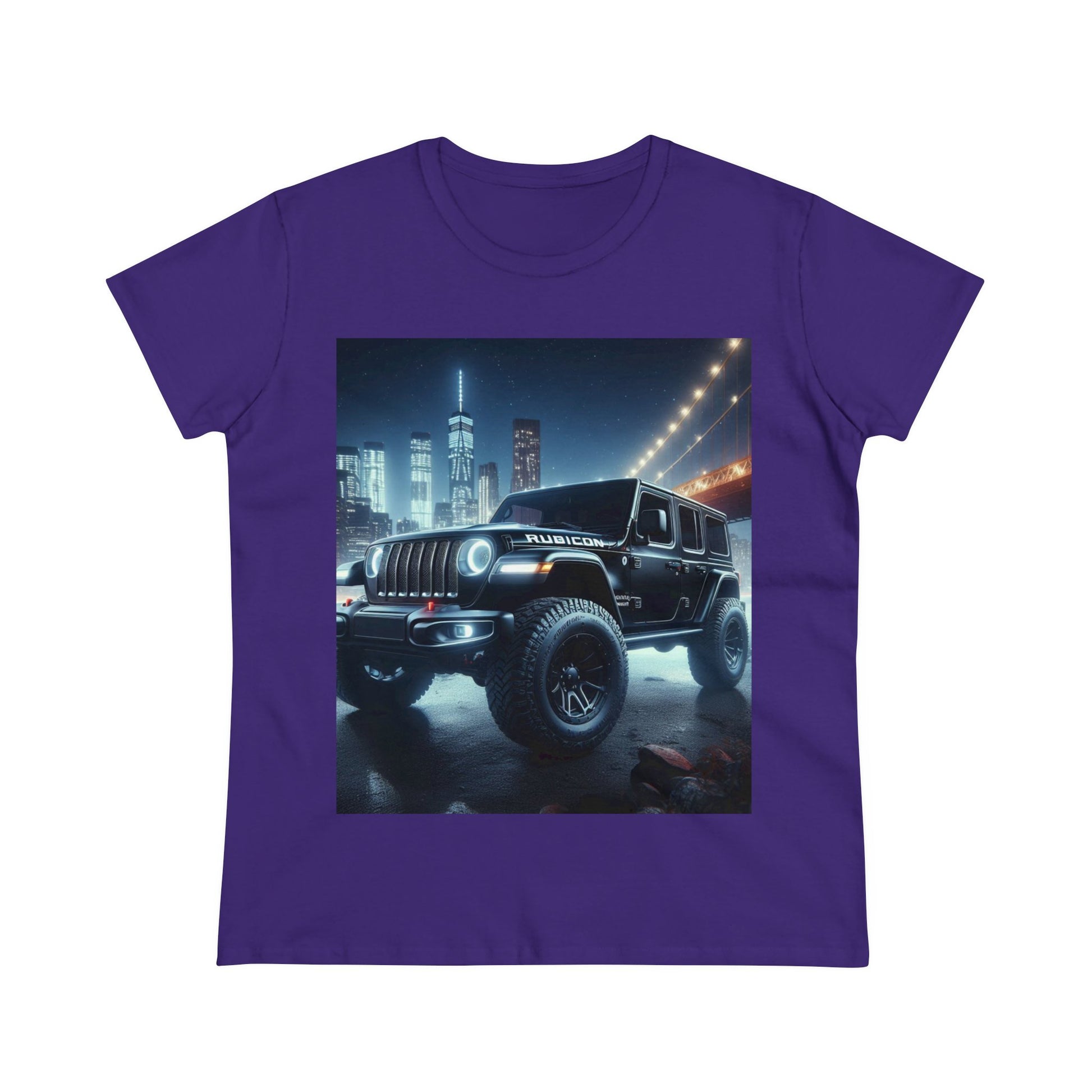 Black Rubicon T-Shirt T-Shirt Printify Purple S 