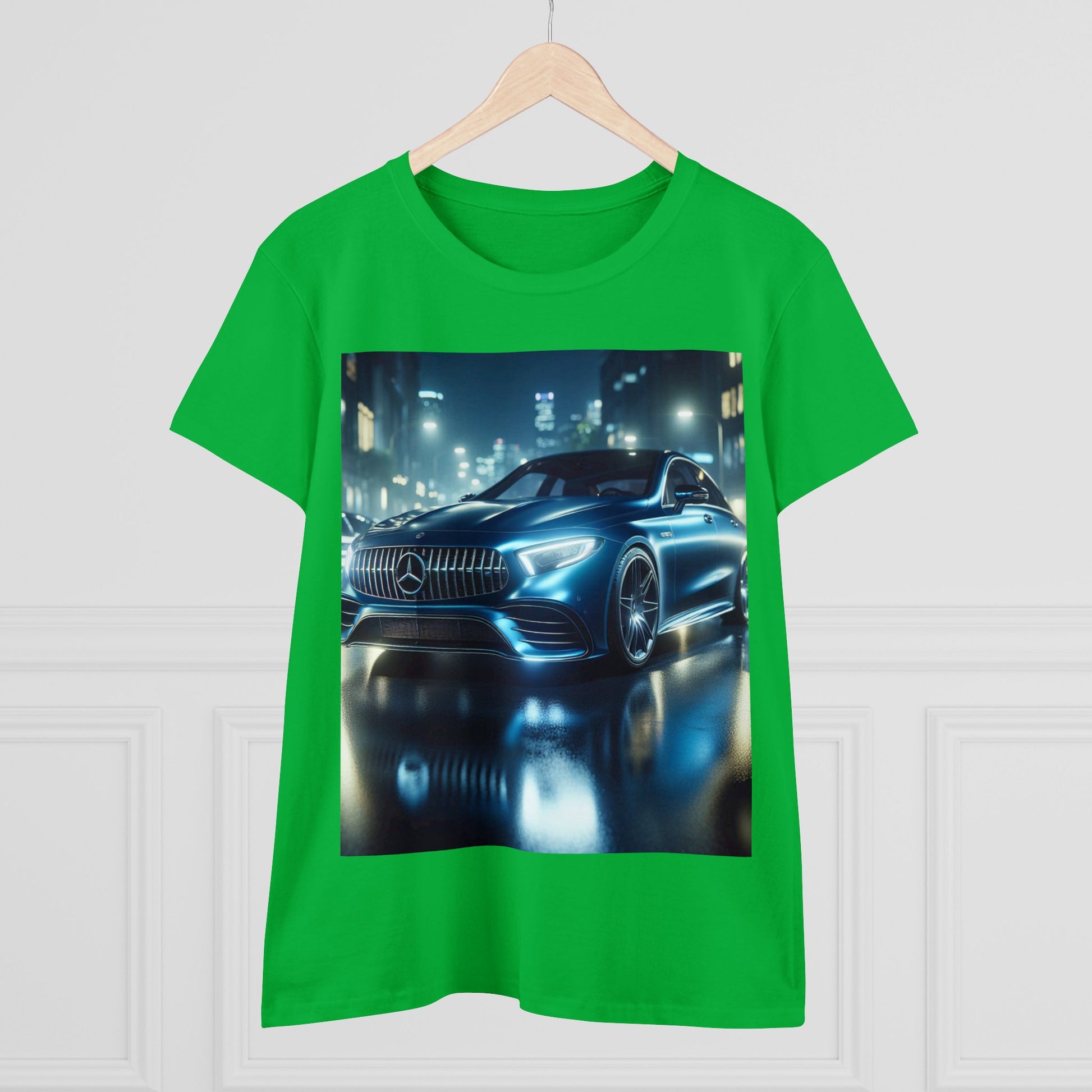 Blue Mercedes T-Shirt T-Shirt Printify   