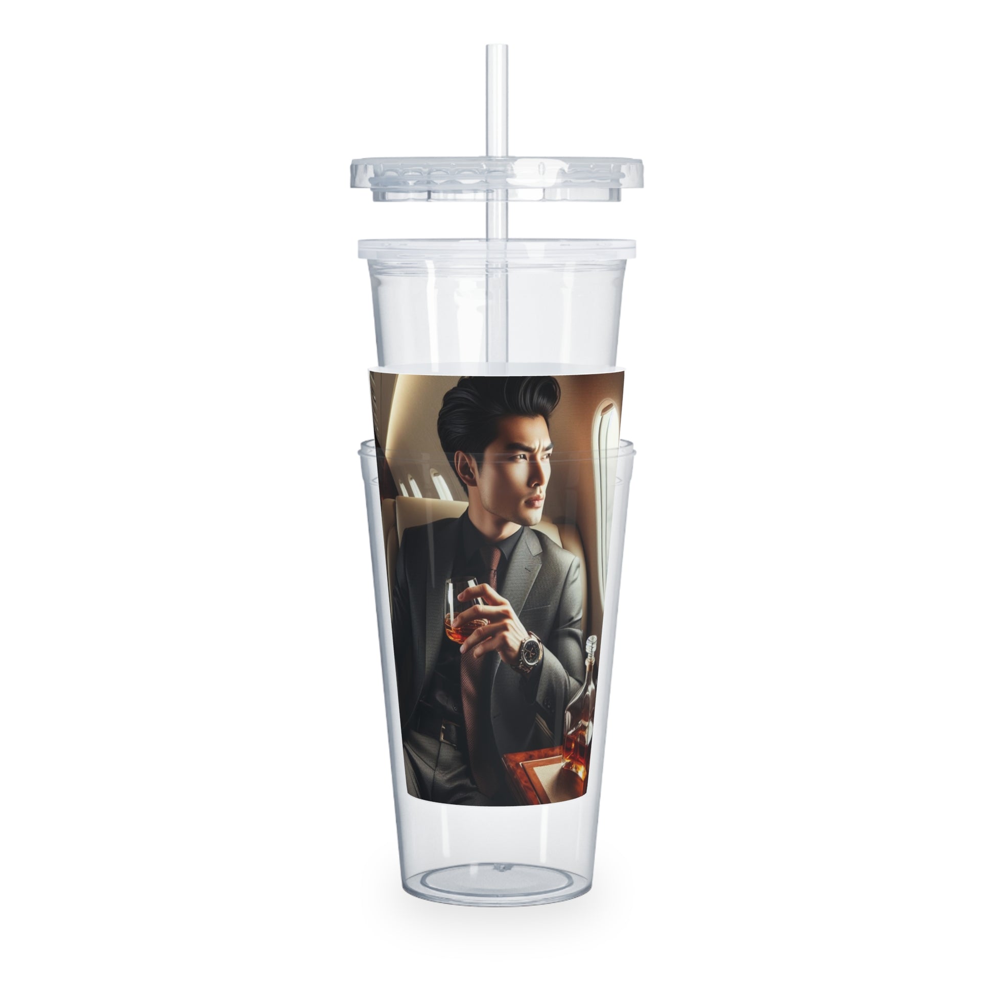 Private Business Tumbler with Straw Mug Printify   