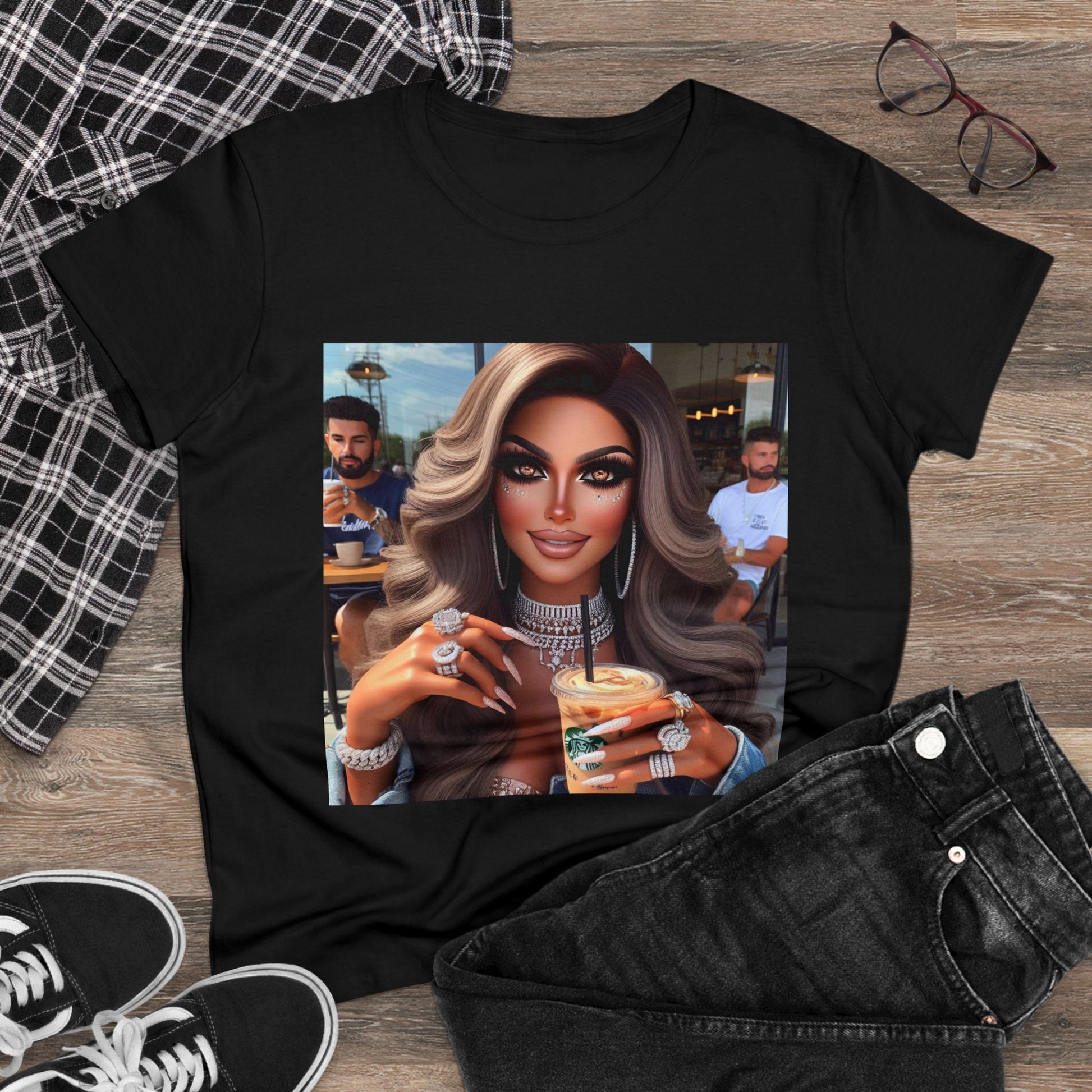 Coffee Beauty T-Shirt T-Shirt Printify   