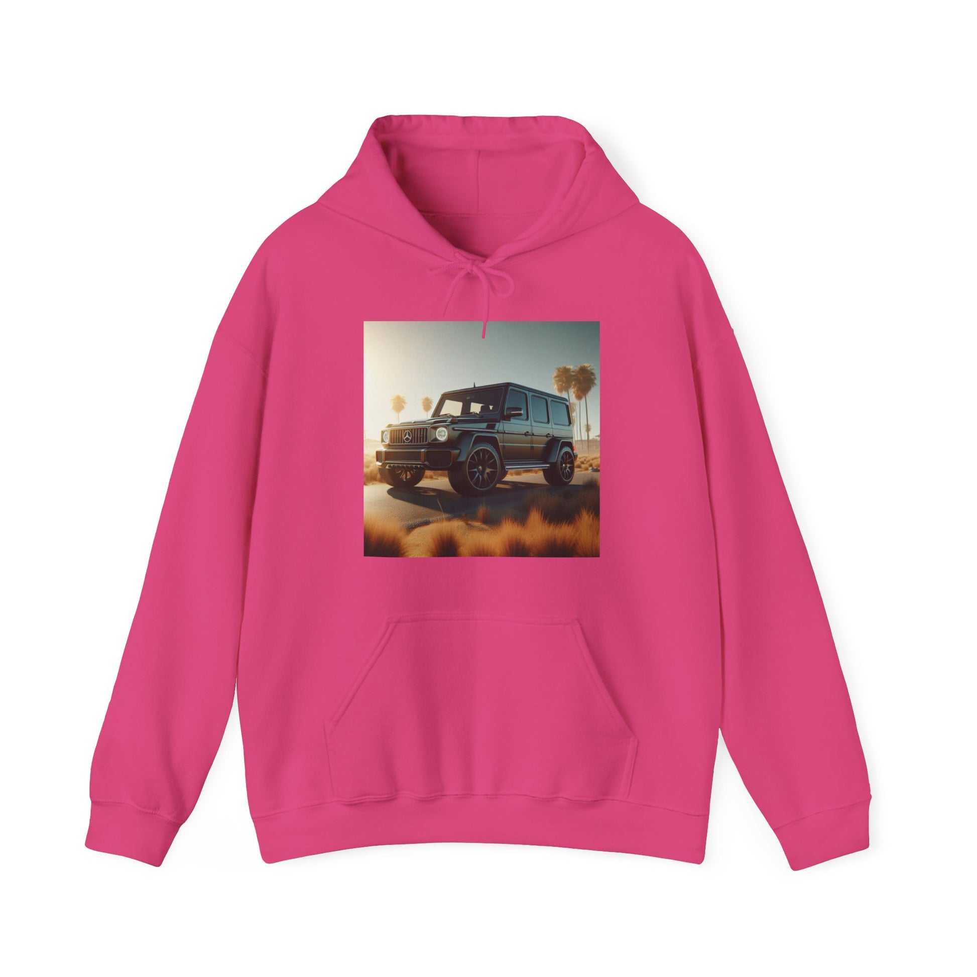 Black G-Wagon Hoodie Hoodie Printify Heliconia S 