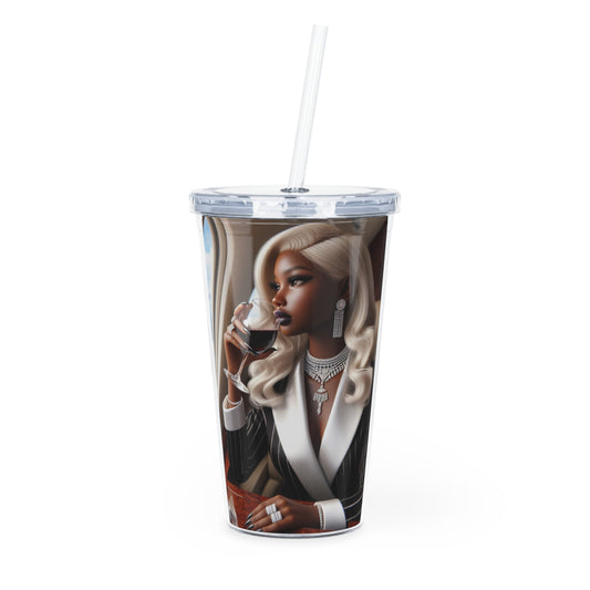 Private Business Tumbler with Straw Mug Printify 20oz Transparent 