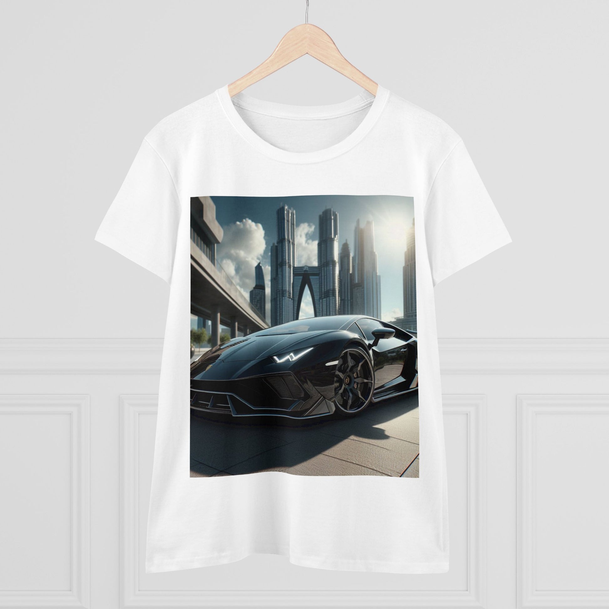 Black Lamborghini T-Shirt T-Shirt Printify   