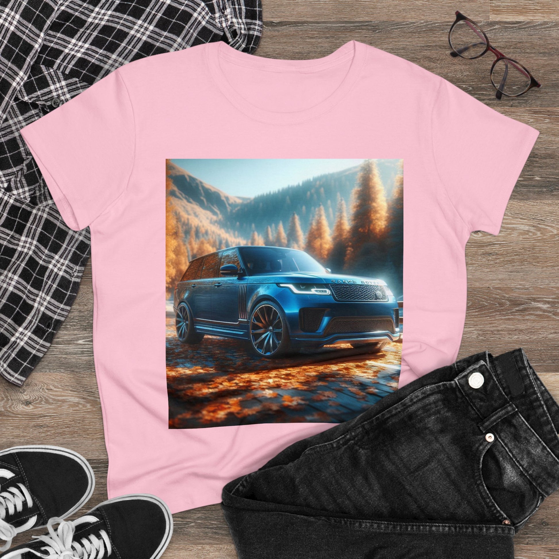 Blue Range Rover T-Shirt T-Shirt Printify   