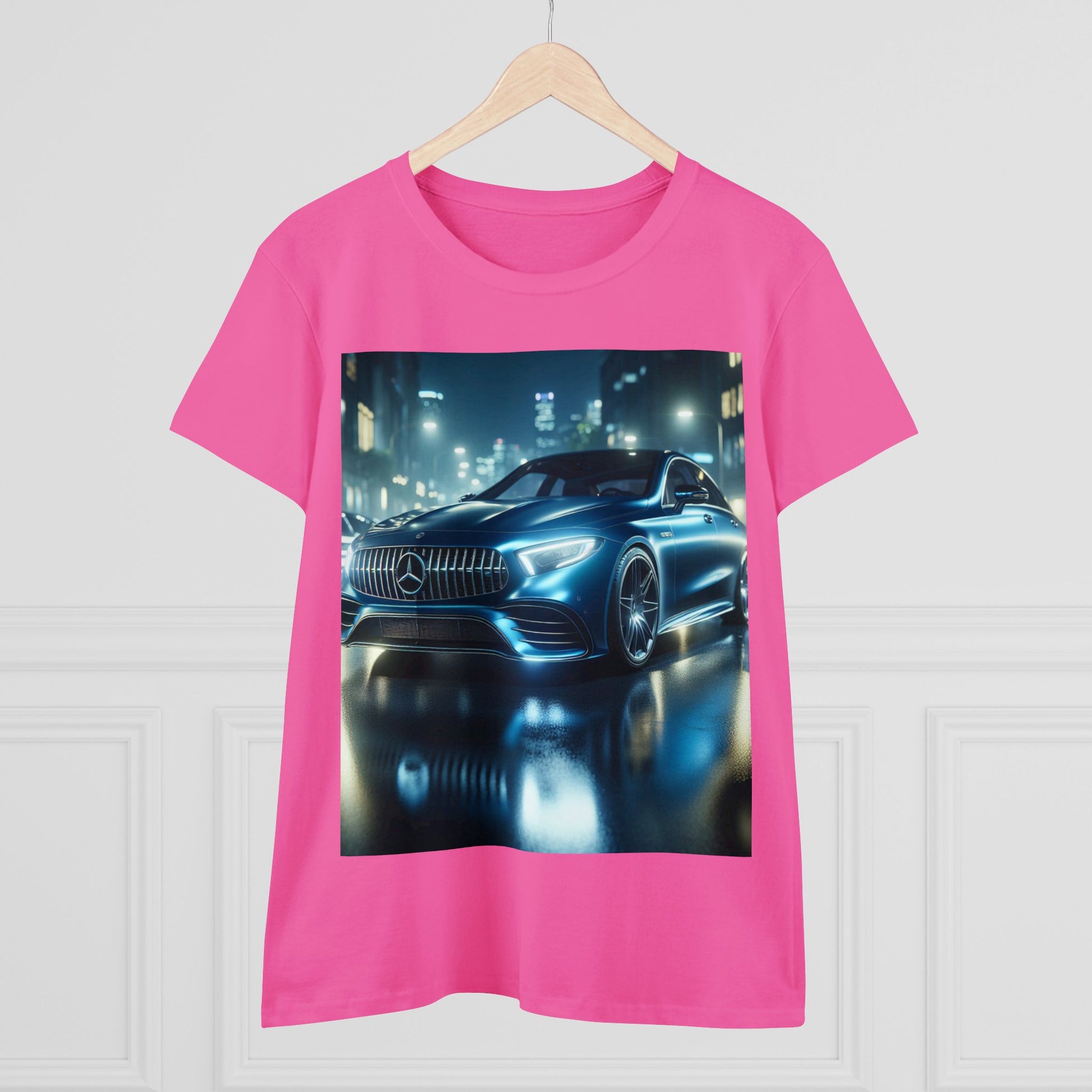 Blue Mercedes T-Shirt T-Shirt Printify   