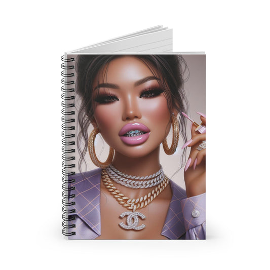 Gloss Up Spiral Notebook Paper products Printify   