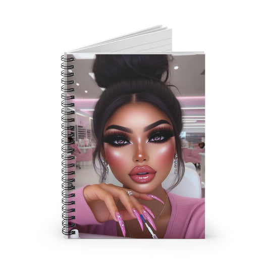 Nail Day Spiral Notebook Paper products Printify   