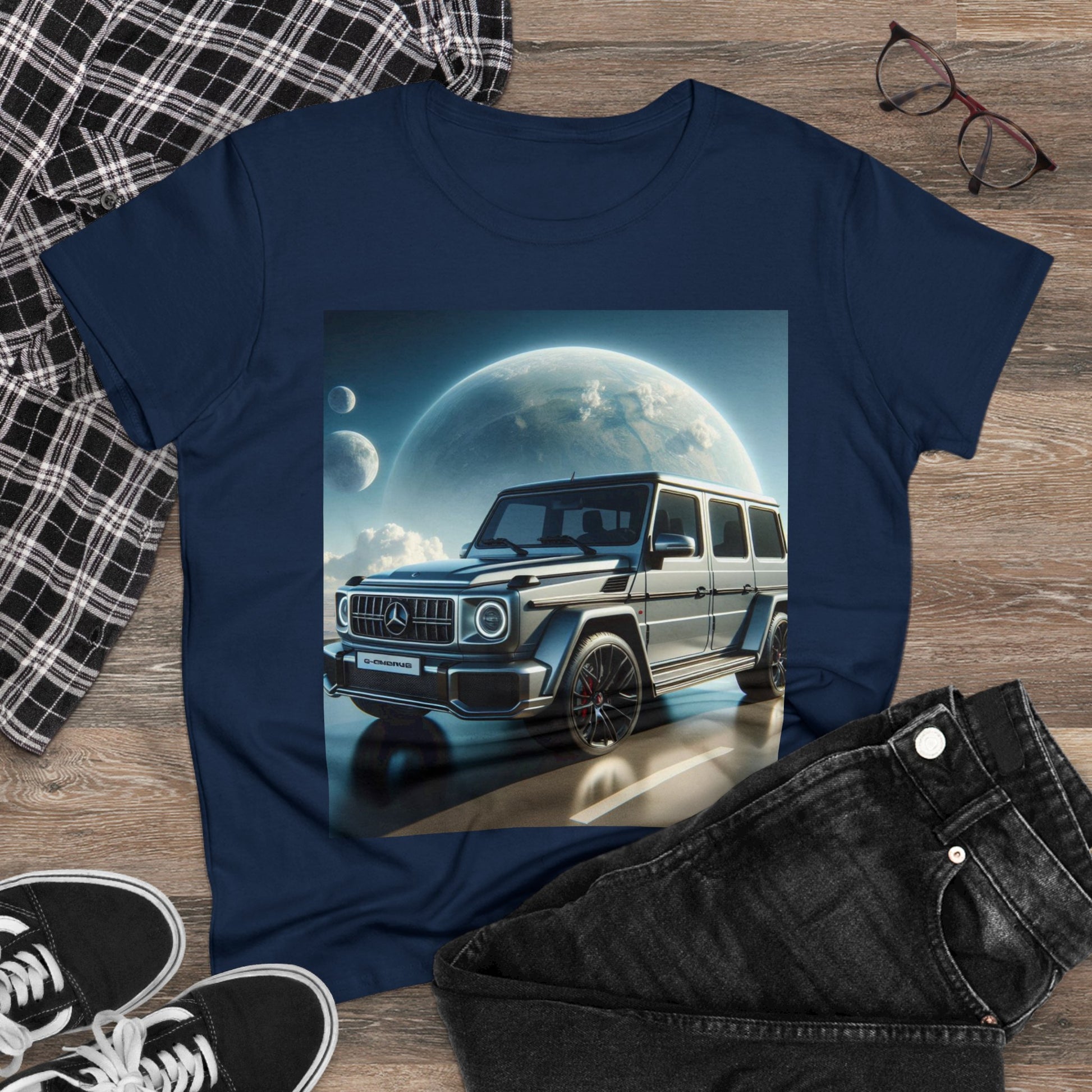 Silver G-Wagon T-Shirt T-Shirt Printify   