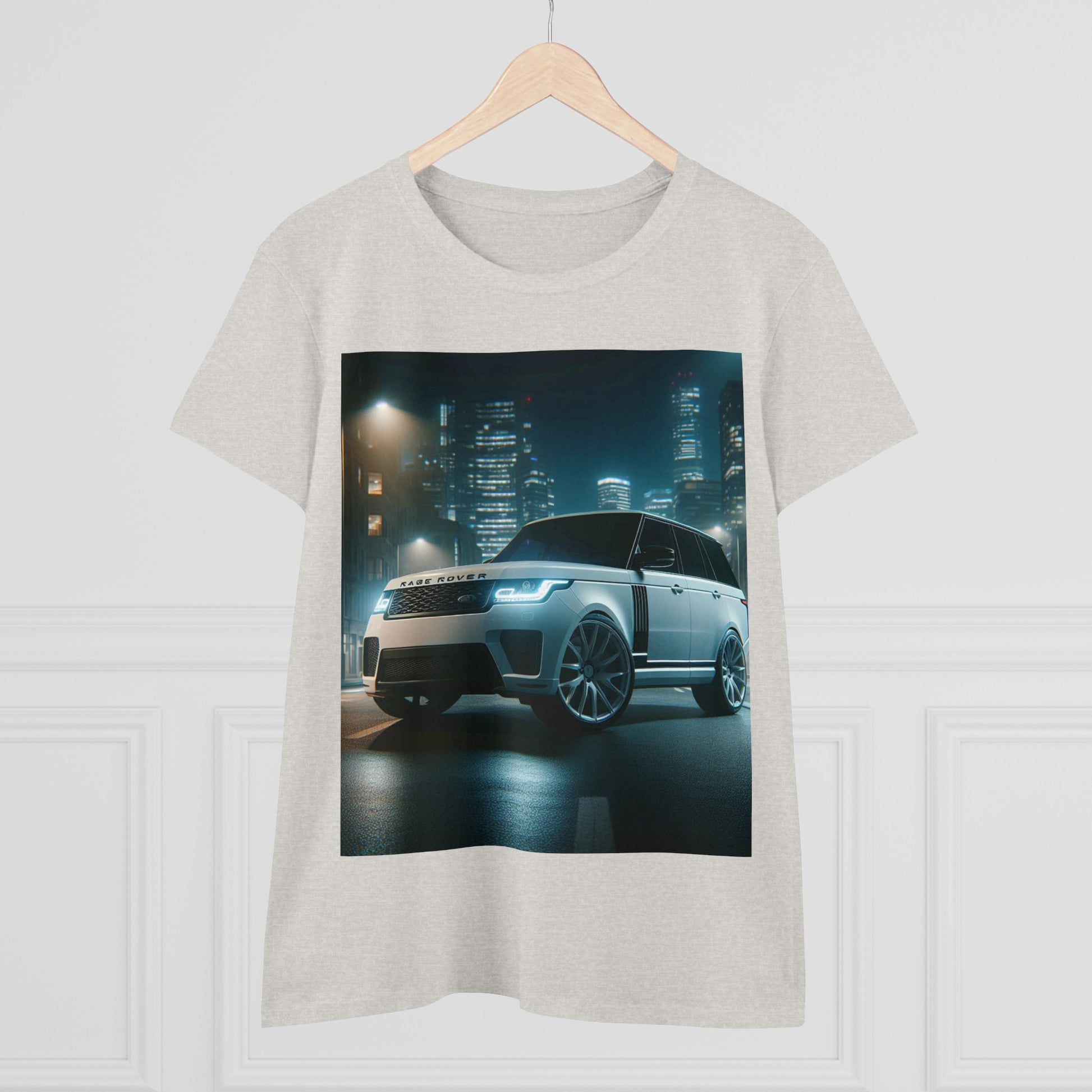 White Range Rover T-Shirt T-Shirt Printify   