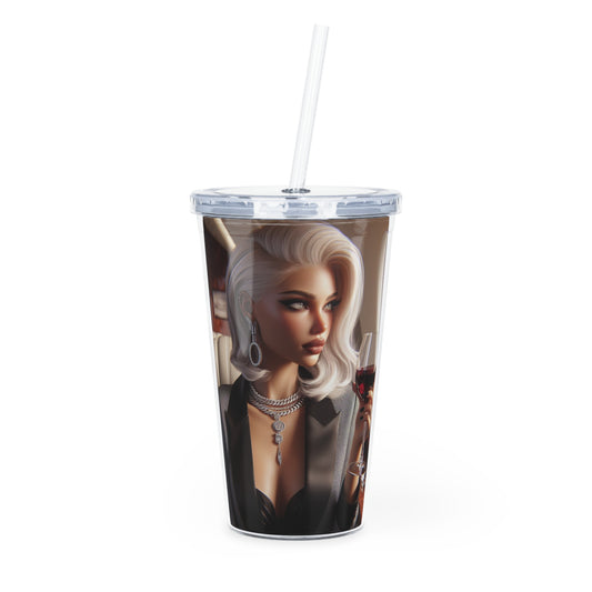 Private Business Tumbler with Straw Mug Printify 20oz Transparent 