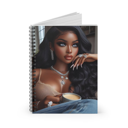 Coffee Break Spiral Notebook Paper products Printify   