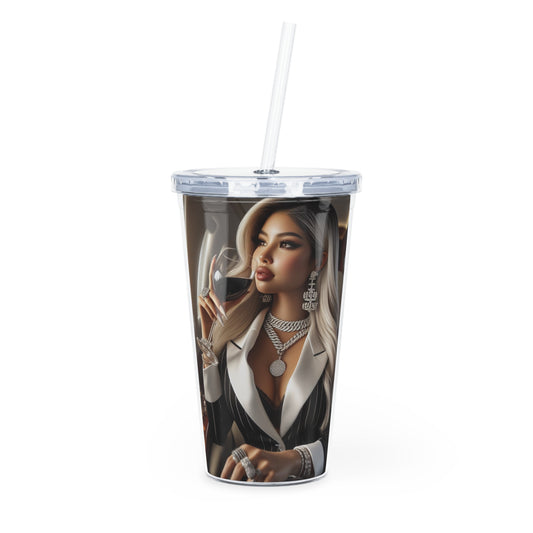 Private Business Tumbler with Straw Mug Printify 20oz Transparent 