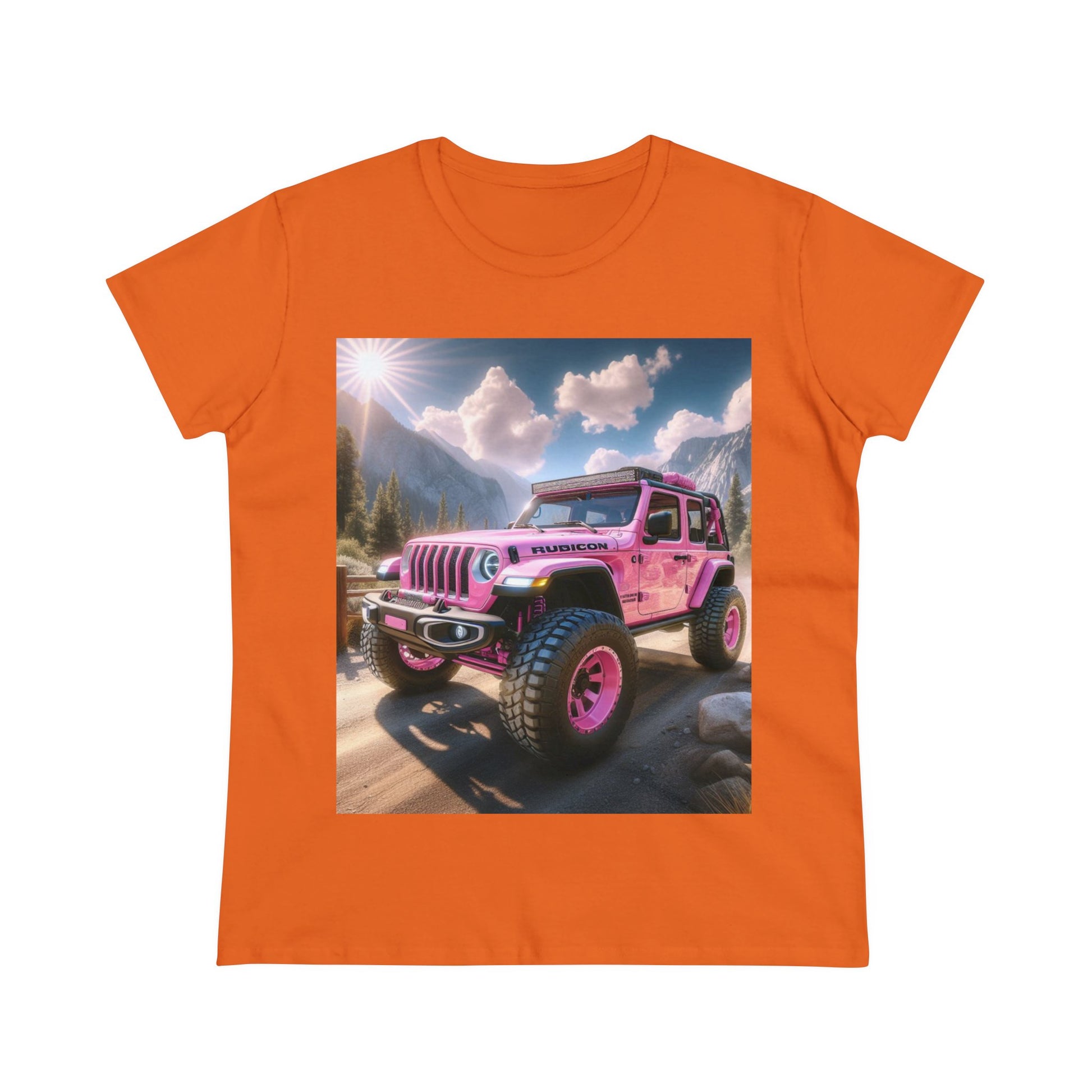 Pink Rubicon T-Shirt T-Shirt Printify Orange S 