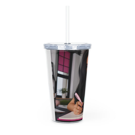 Money Maker Tumbler with Straw Mug Printify   