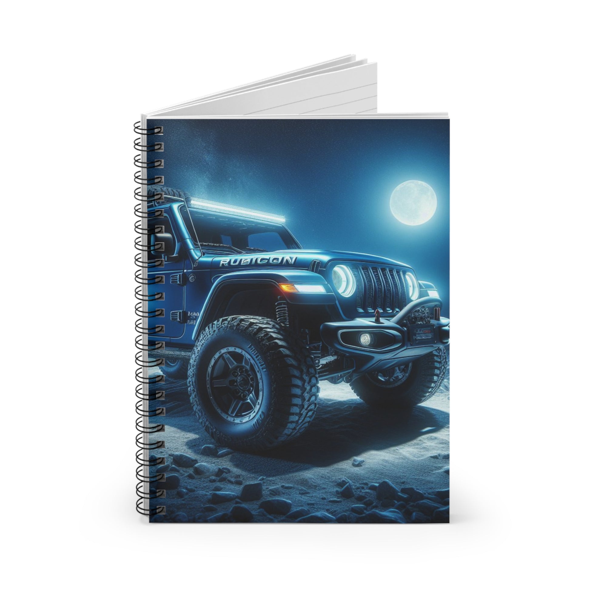 Blue Rubicon Spiral Notebook Paper products Printify   