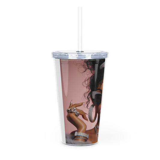 My Dog and I Tumbler with Straw Mug Printify   