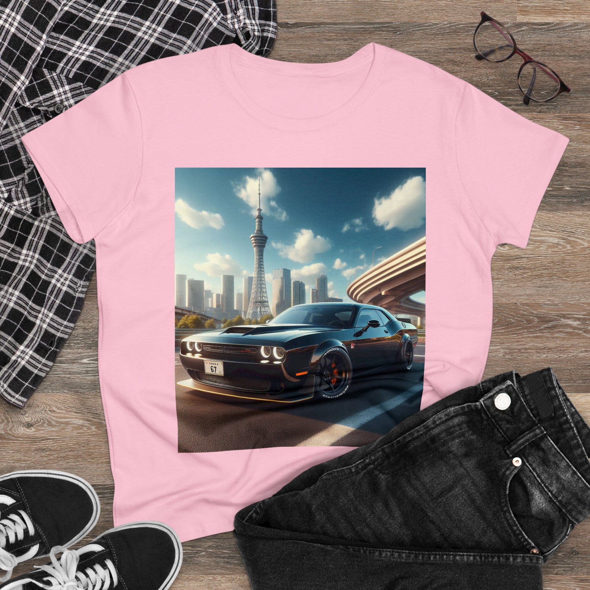 Black Challenger T-Shirt T-Shirt Printify   