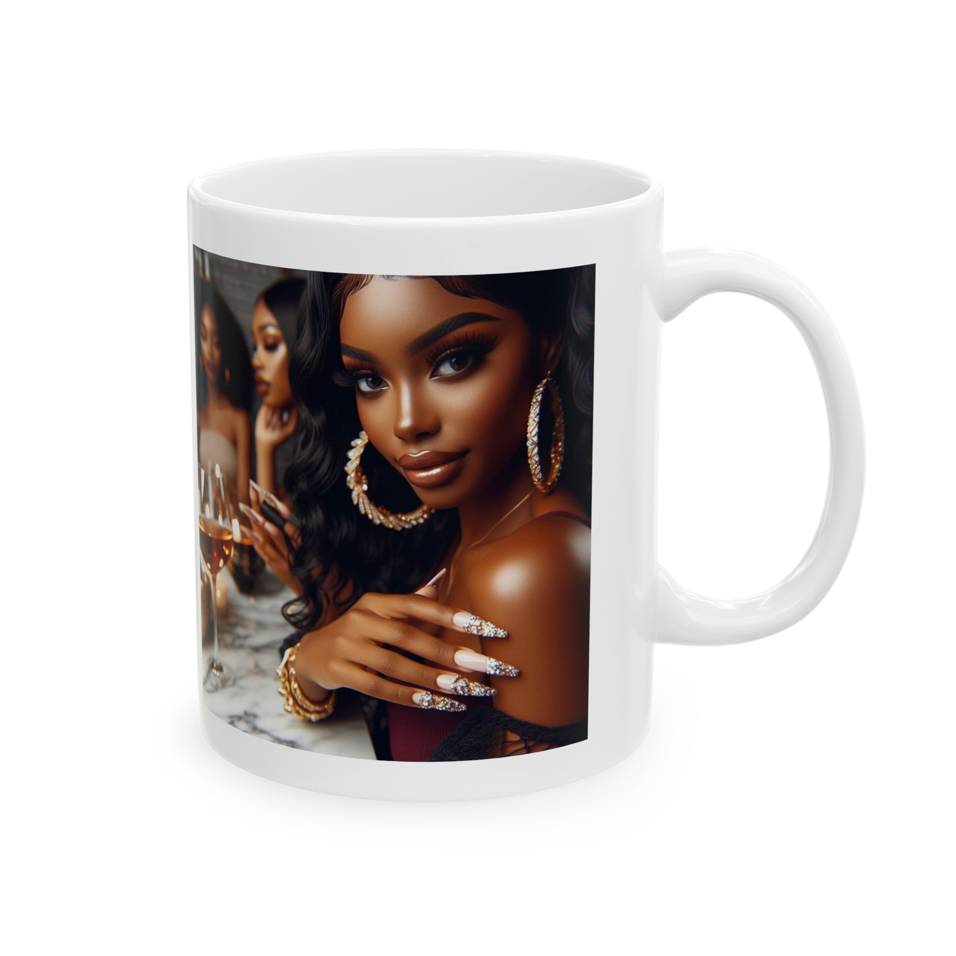 Wine Down Mug Mug Printify   