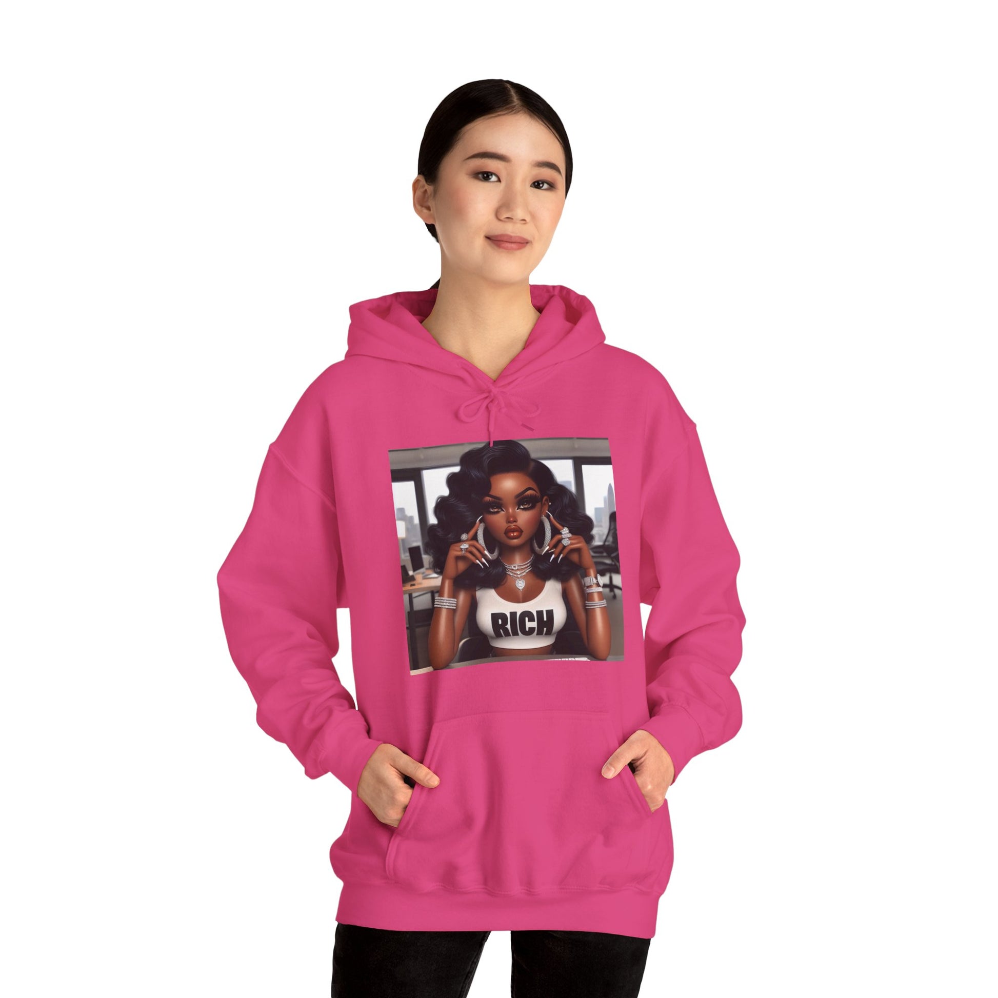 Rich Girl Hoodie Hoodie Printify   