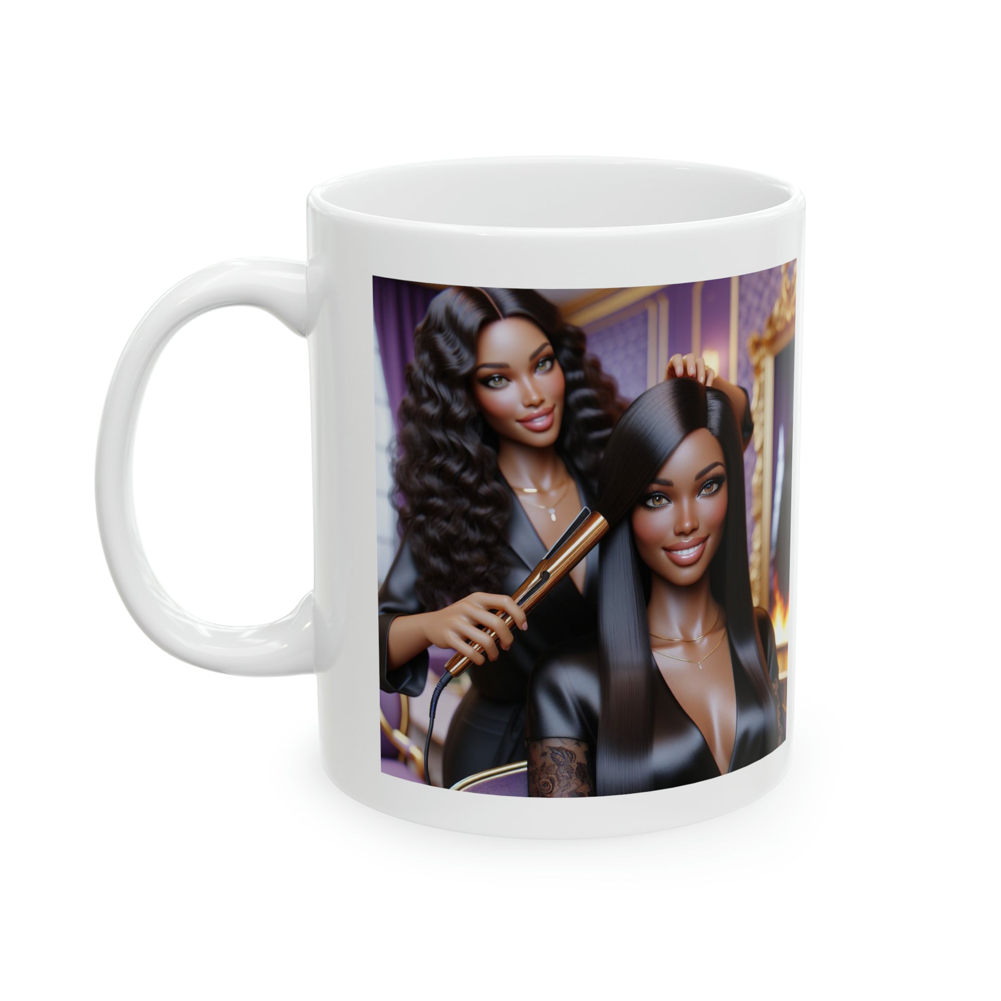 Hair Day Mug Mug Printify 11oz  