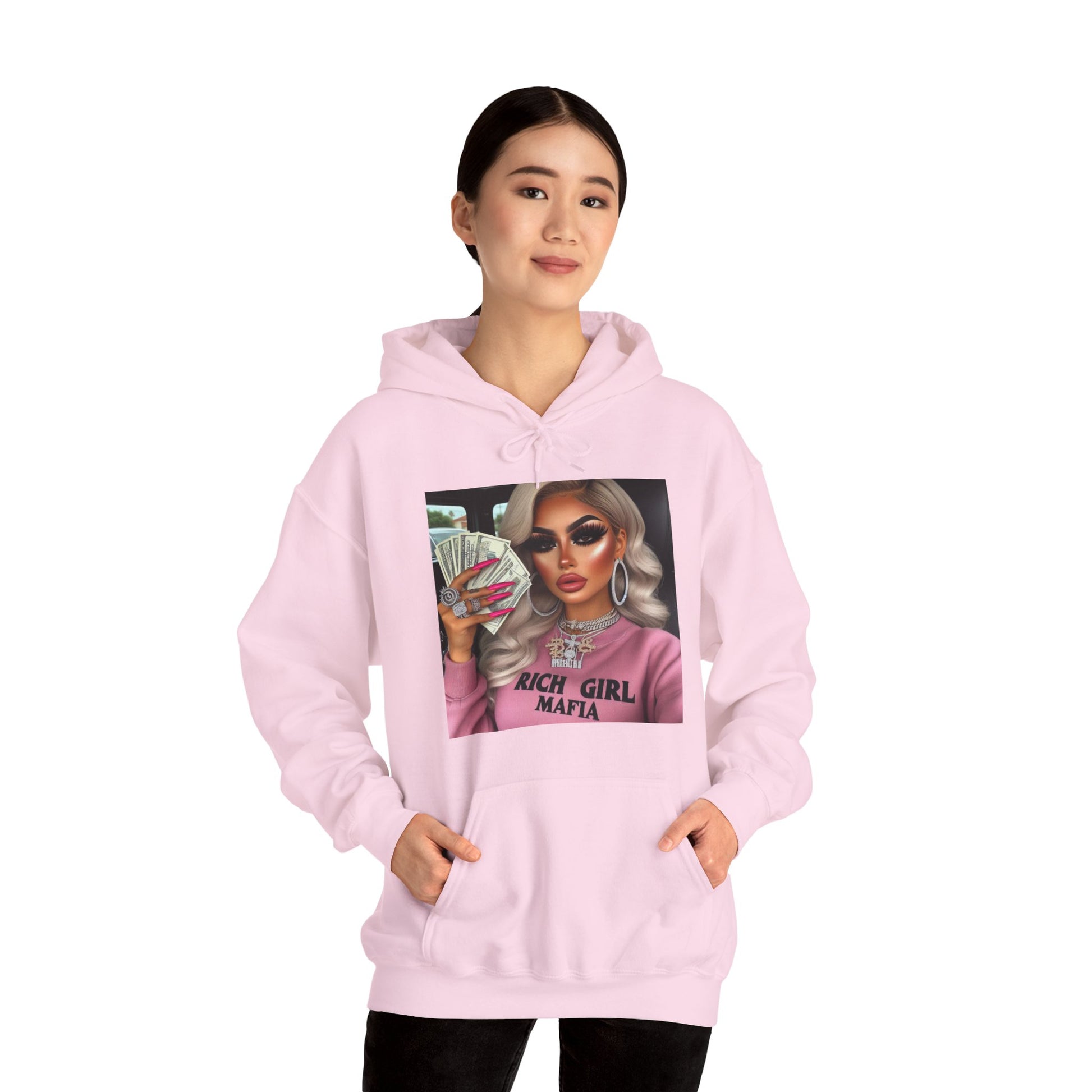 Rich Girl Mafia Hoodie Hoodie Printify   