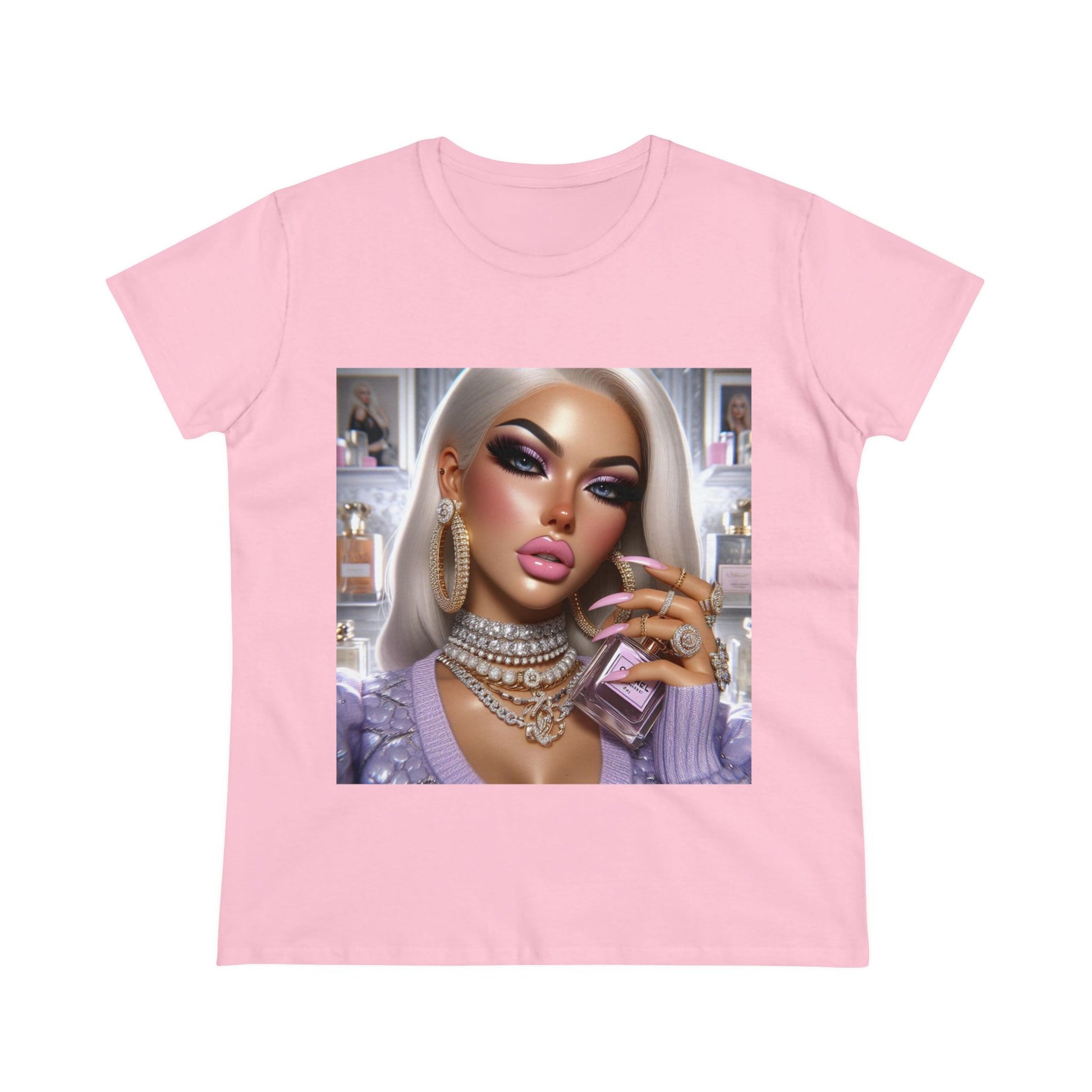 Chanel Please T-Shirt T-Shirt Printify Light Pink S 