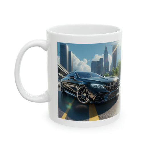 Black Mercedes Mug Mug Printify 11oz  