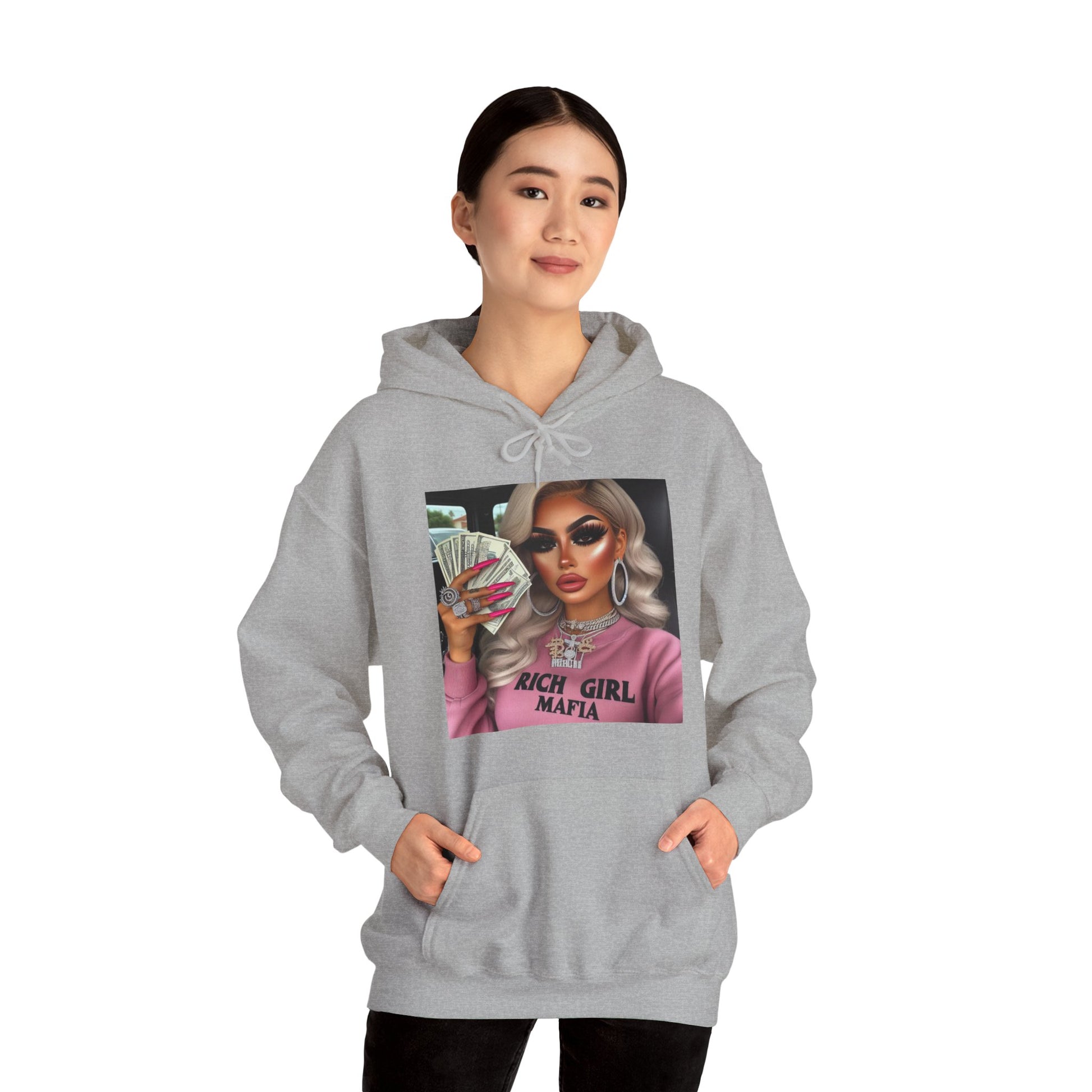 Rich Girl Mafia Hoodie Hoodie Printify   