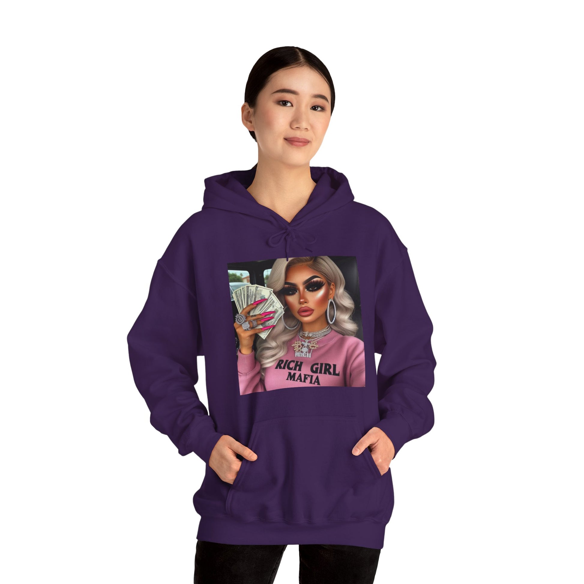 Rich Girl Mafia Hoodie Hoodie Printify   