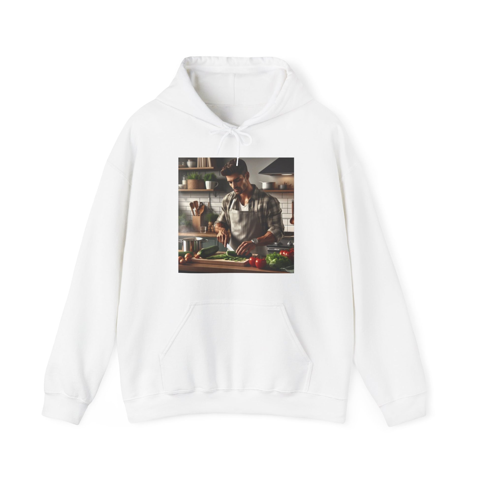 Dinner Time Hoodie Hoodie Printify White S 