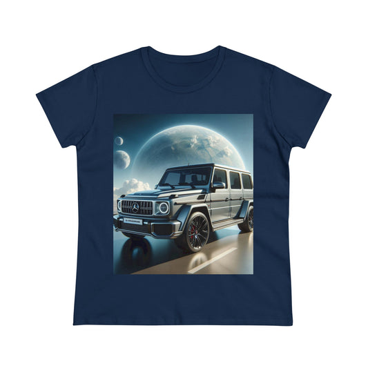 Silver G-Wagon T-Shirt T-Shirt Printify Navy S 