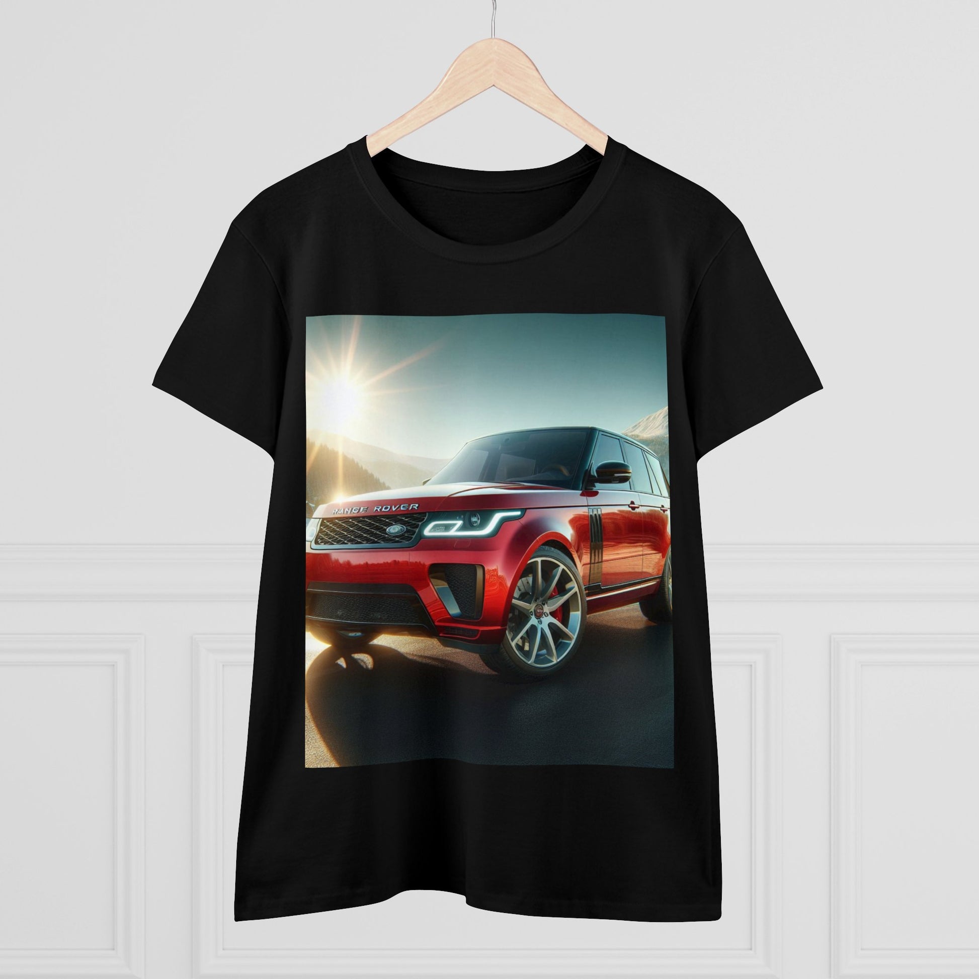 Red Range Rover T-Shirt T-Shirt Printify   