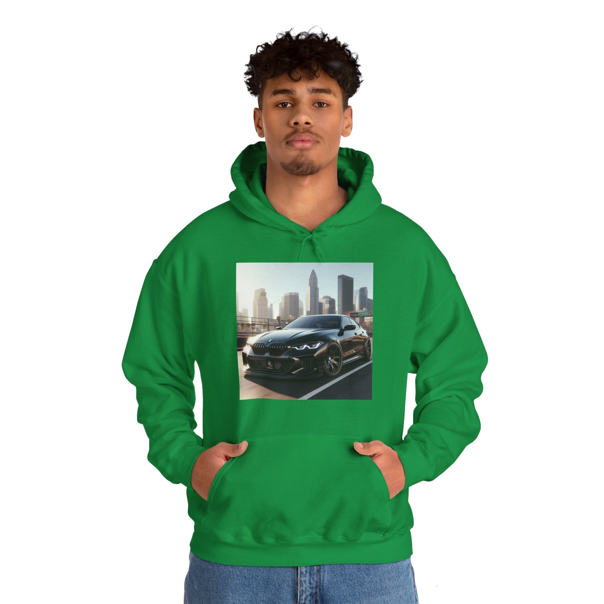 Black BMW Hoodie Hoodie Printify   